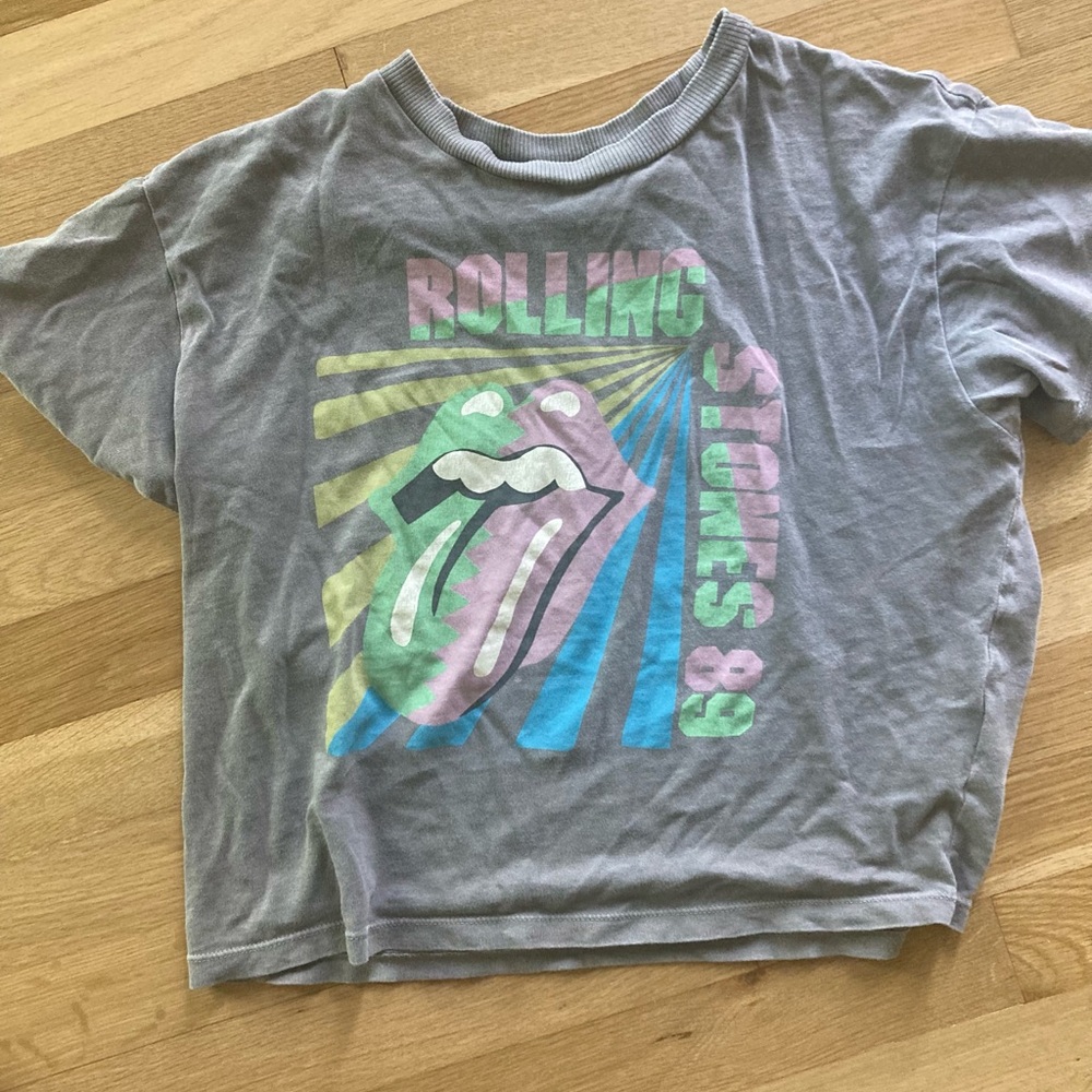 Rolling Stones crop top
